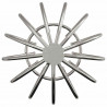Osłona na liście rynny 2 pcs Srebrny 75 mm Stal nierdzewna