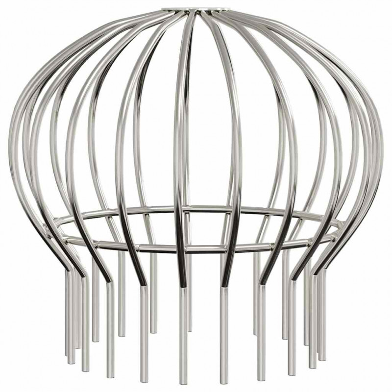 Osłona na liście rynny 8 pcs Srebrny 160 mm Stal nierdzewna