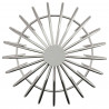 Osłona na liście rynny 8 pcs Srebrny 200 mm Stal nierdzewna