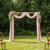Łuk Ślubny Jasny Brąz 225 x 95 x 226 cm Lite drewno sosnowe