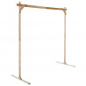 Łuk Ślubny Jasny Brąz 225 x 95 x 226 cm Lite drewno sosnowe