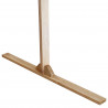 Łuk Ślubny Jasny Brąz 225 x 95 x 226 cm Lite drewno sosnowe