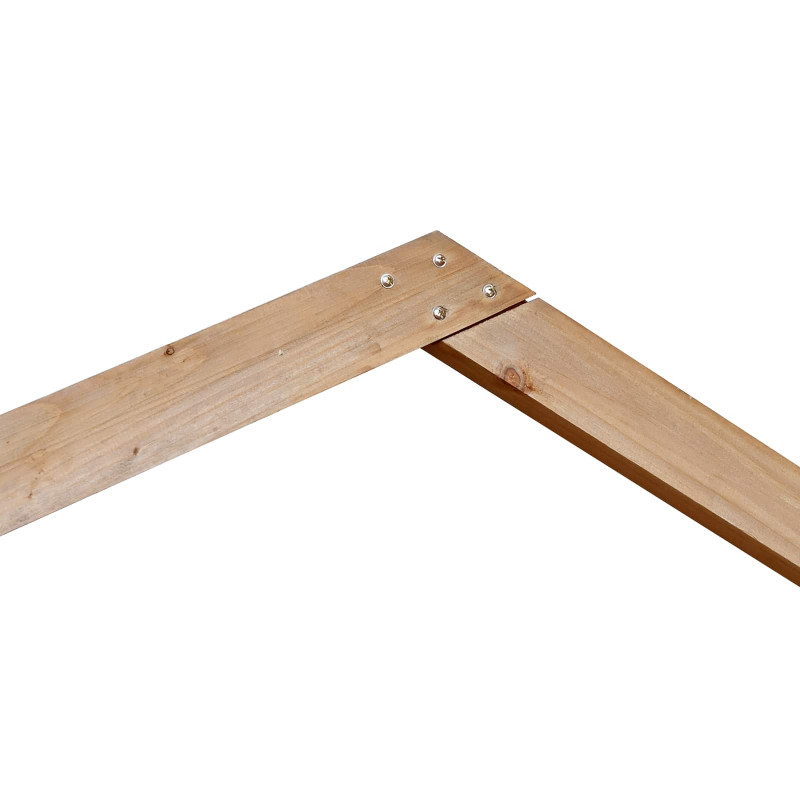 Łuk Ślubny Jasny Brąz 221 x 92 x 216 cm Lite drewno sosnowe