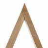 Łuk Ślubny Jasny Brąz 202 x 95 x 254 cm Lite drewno sosnowe
