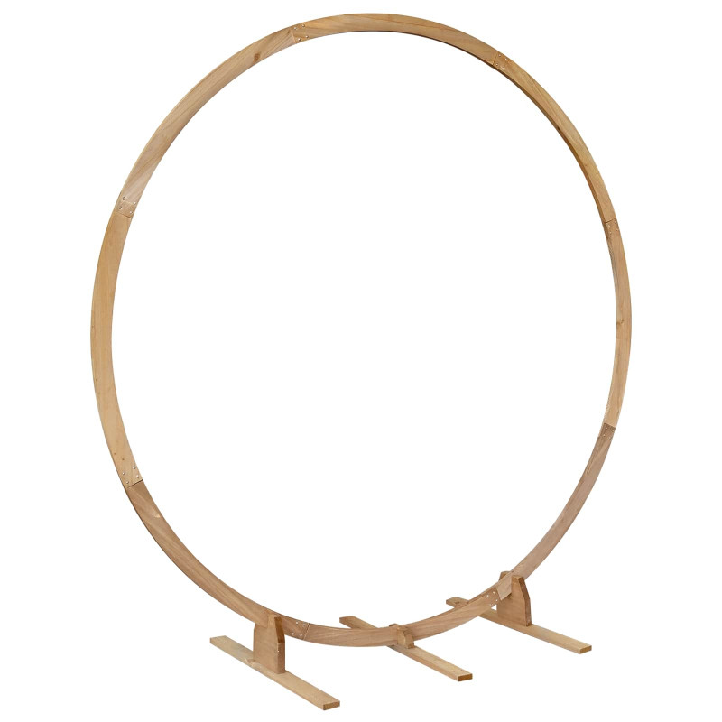 Łuk Ślubny Jasny Brąz 224 x 80 x 220 cm Lite drewno sosnowe
