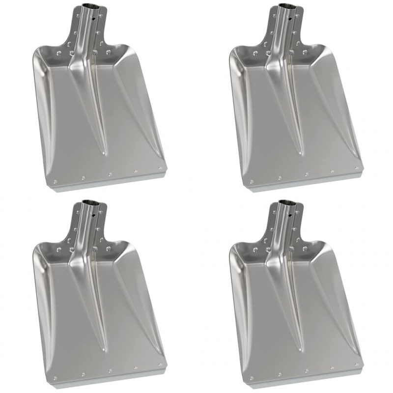Głowica łopaty 4 pcs Srebrny 43 x 32,5 cm Aluminium