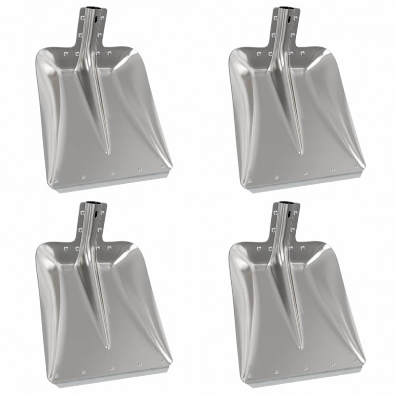 Głowica łopaty 4 pcs Srebrny 45 x 38 cm Aluminium