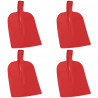 Głowica łopaty 4 pcs Czerwony 32 x 24,5 cm