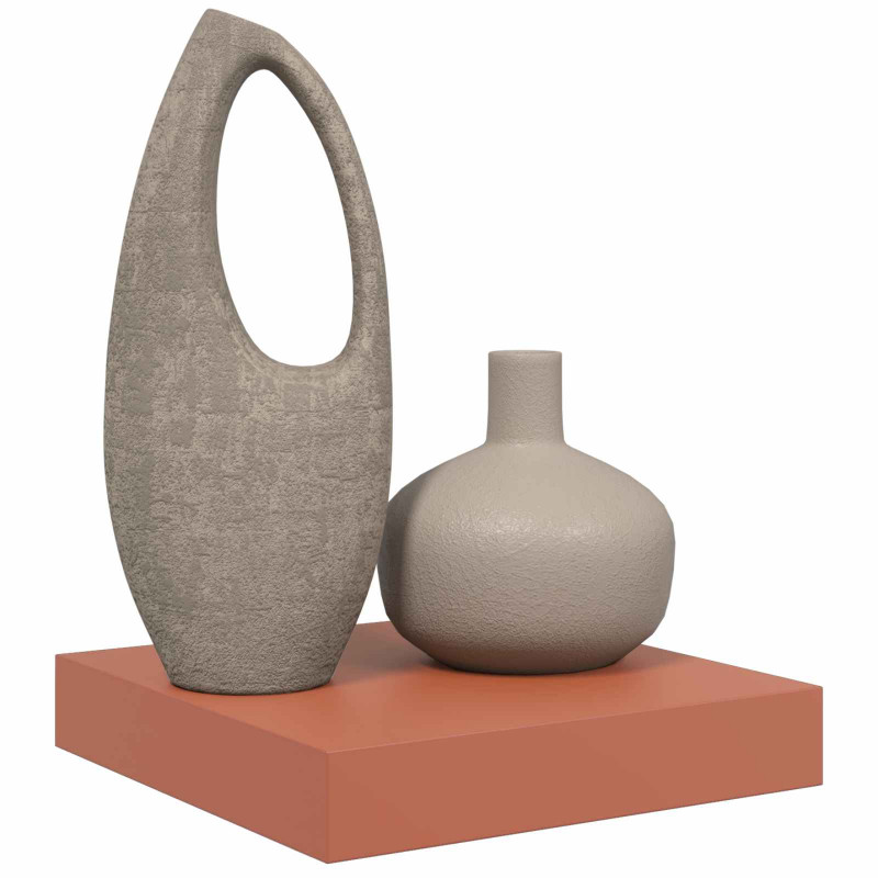 Półka ścienna Czerwony 23 x 23,5 x 4 cm Materiał drewnopochodny