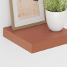 Półka ścienna z przechowywaniem 2 pcs Czerwony 23 x 23,5 x 4 cm