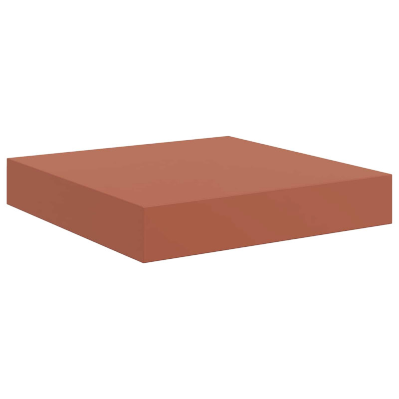 Półka ścienna z przechowywaniem 2 pcs Czerwony 23 x 23,5 x 4 cm