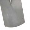 Głowica łopaty Srebrny 43 x 17 cm Stal malowana proszkowo