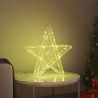 3D Gwiazda z 50 diodami LED Ciepła biel 55 x 53.5 x 10 cm Akryl