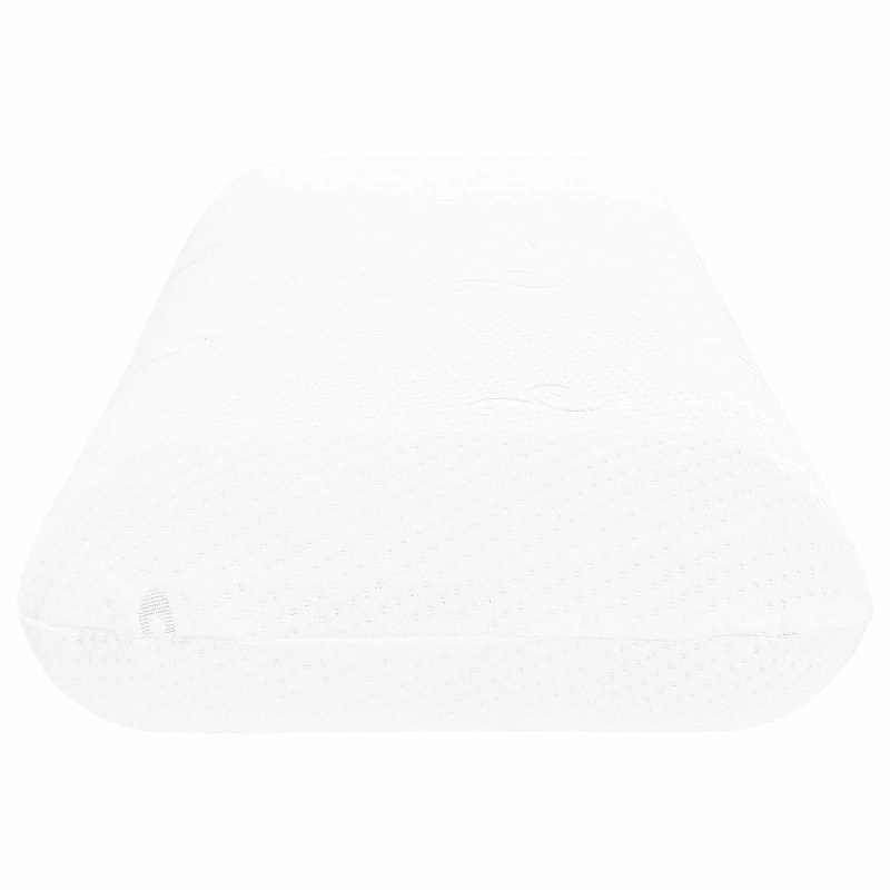 Poduszka do spania Gładki Biały 70 x 36 x 13 cm