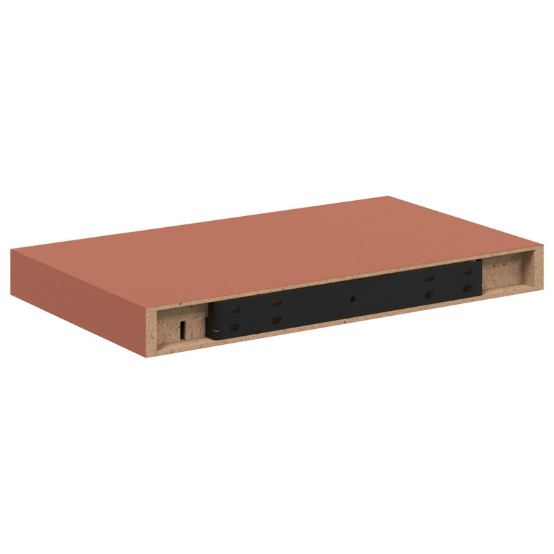 Półka ścienna z przechowywaniem 4 pcs Czerwony 40 x 23,5 x 4 cm
