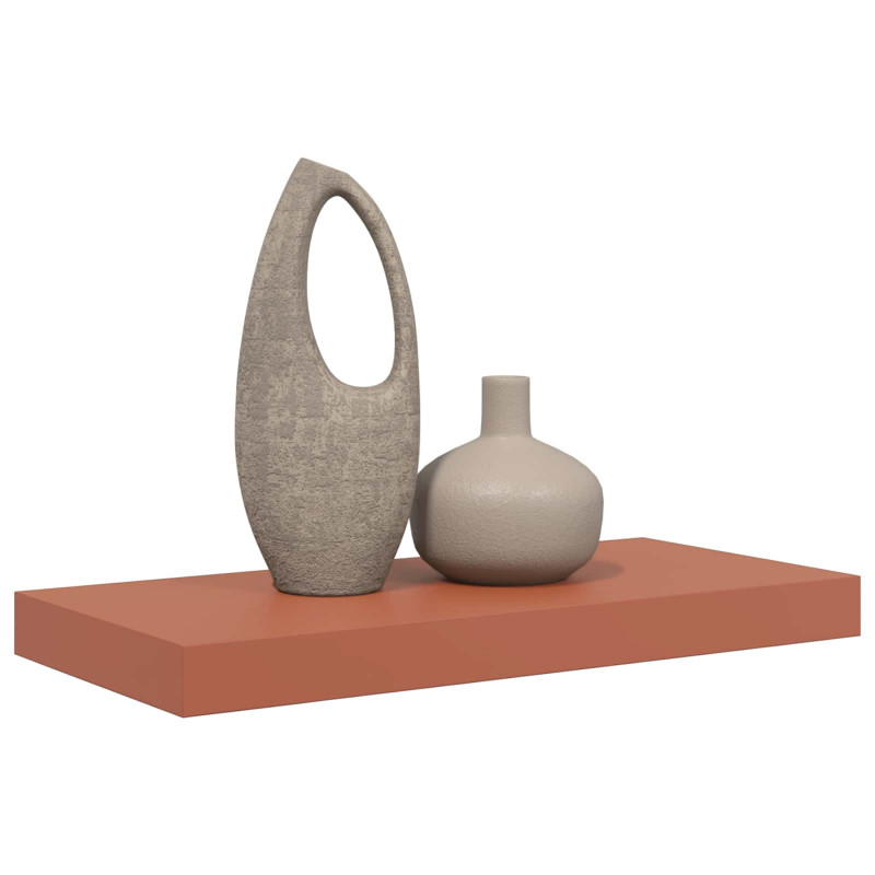 Półka ścienna Czerwony 50 x 23 x 4 cm Materiał drewnopochodny