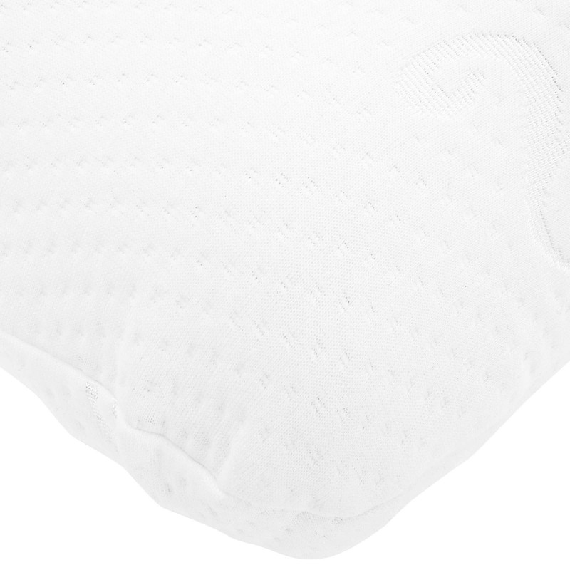 Poduszka do spania Gładki Biały 70 x 36 x 13 cm