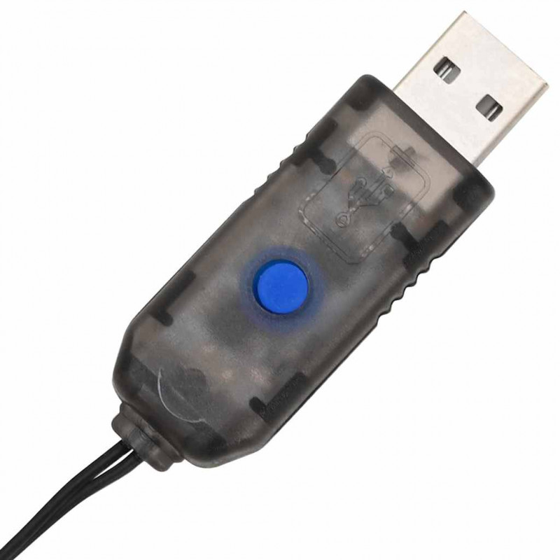 Piłka z 192 diodami LED Ciepła biel 59,5 x 59,5 x 63 cm Metal