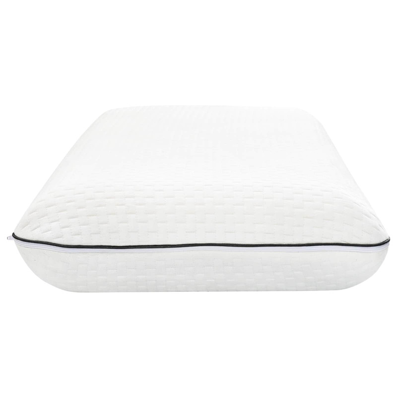 Poduszka do spania Gładki Biały 80 x 35 x 10 cm Pianka żelowa