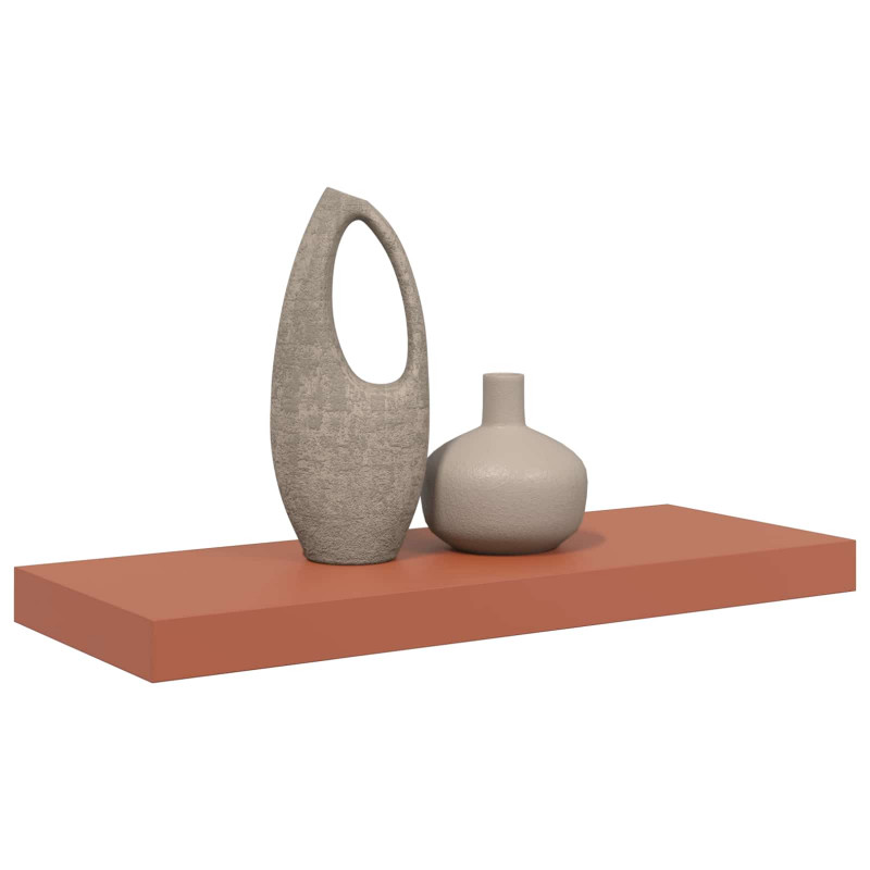 Półka ścienna Czerwony 60 x 23 x 4 cm Materiał drewnopochodny