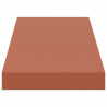 Półka ścienna Czerwony 60 x 23 x 4 cm Materiał drewnopochodny