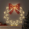 Wianek z 80 diodami LED Ciepła biel 92 x 92 x 9,5 cm Akryl