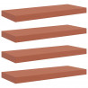 Półka ścienna z przechowywaniem 4 pcs Czerwony 60 x 23 x 4 cm