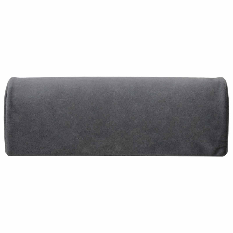 Poduszka na podnóżek Gładki Szary 42 x 18 x 13 cm Pianka PU