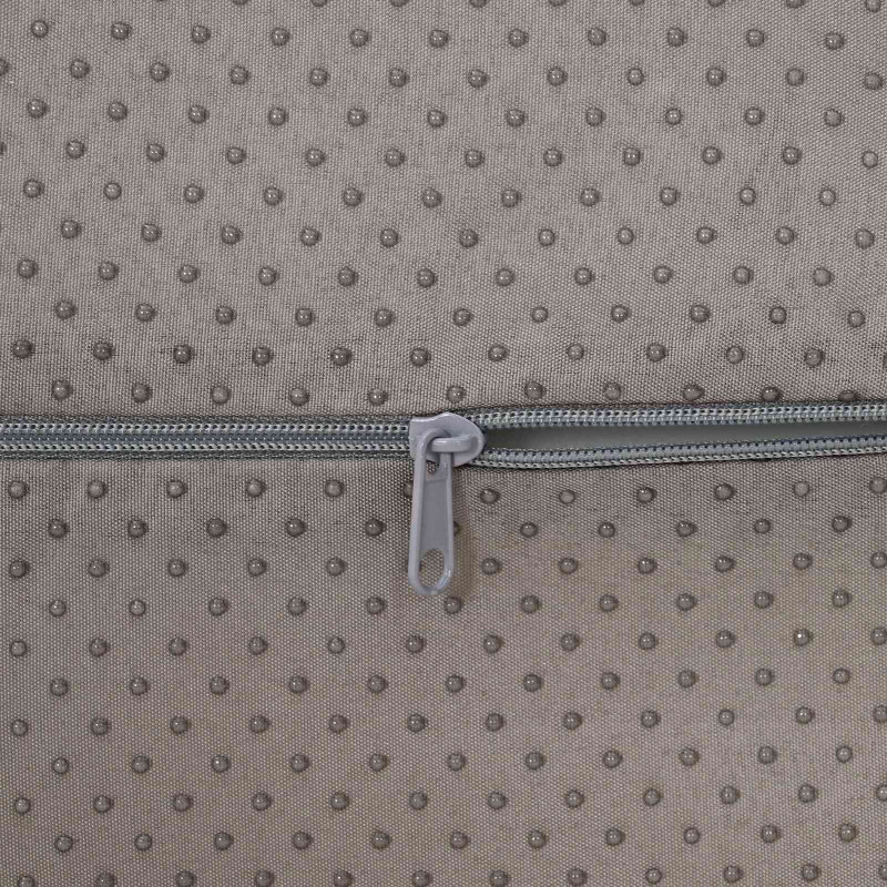Poduszka na podnóżek Gładki Szary 42 x 18 x 13 cm Pianka PU