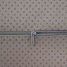 Poduszka na podnóżek Gładki Szary 42 x 18 x 13 cm Pianka PU