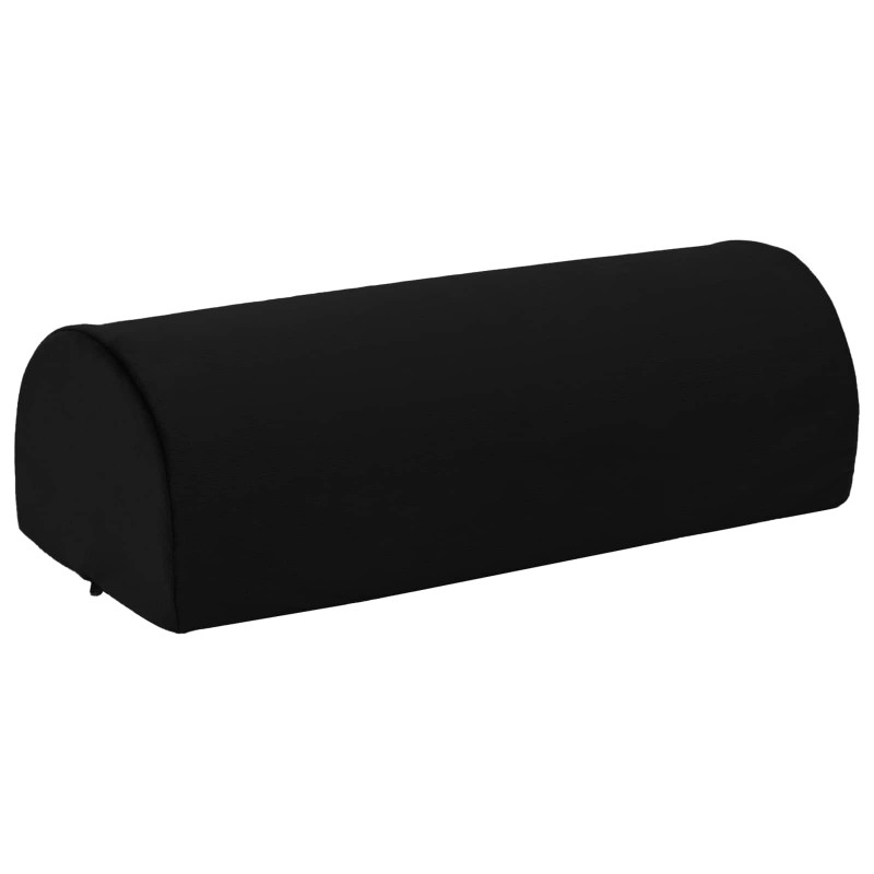 Poduszka na podnóżek Gładki Czarny 42 x 18 x 13 cm Pianka PU
