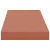 Półka ścienna Czerwony 80 x 23,5 x 4 cm Materiał drewnopochodny