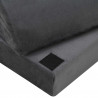 Gładki Szary 44 x 29 x 17 cm Pianka PU