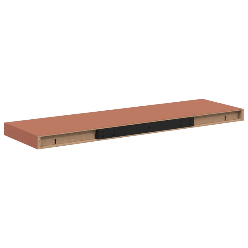 Półka ścienna z przechowywaniem 2 pcs Czerwony 80 x 23,5 x 4 cm