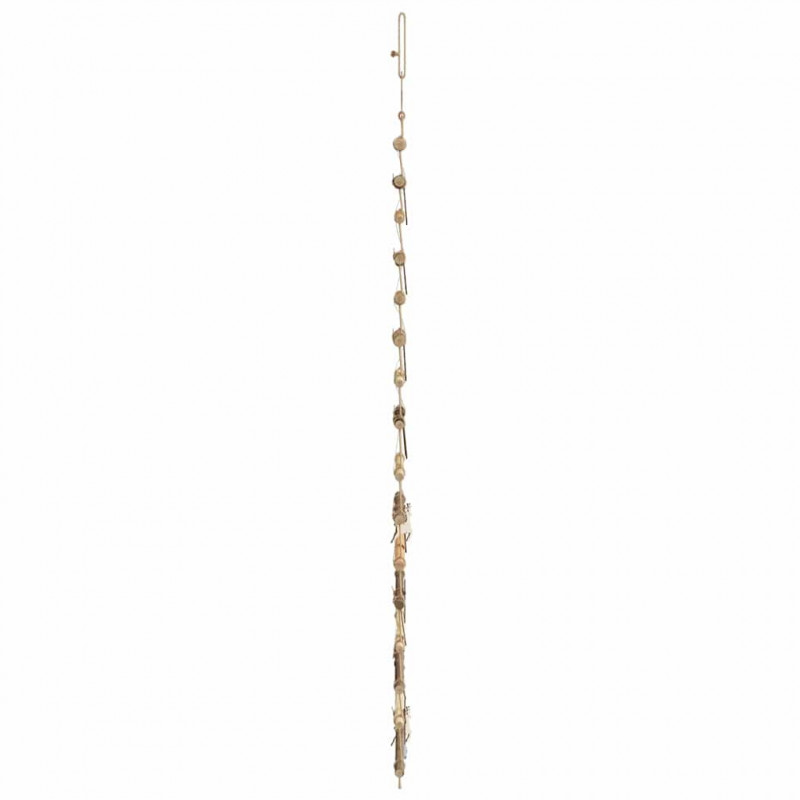 Choinka z 50 diodami LED Naturalny 120 cm jesion lite drewno