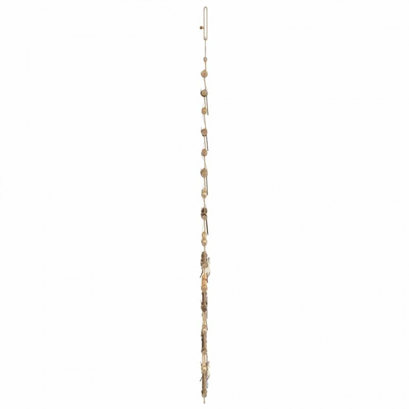 Choinka z 80 diodami LED Naturalny 150 cm jesion lite drewno