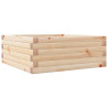 Donica ogrodowa, 60x60x23 cm, lite drewno sosnowe