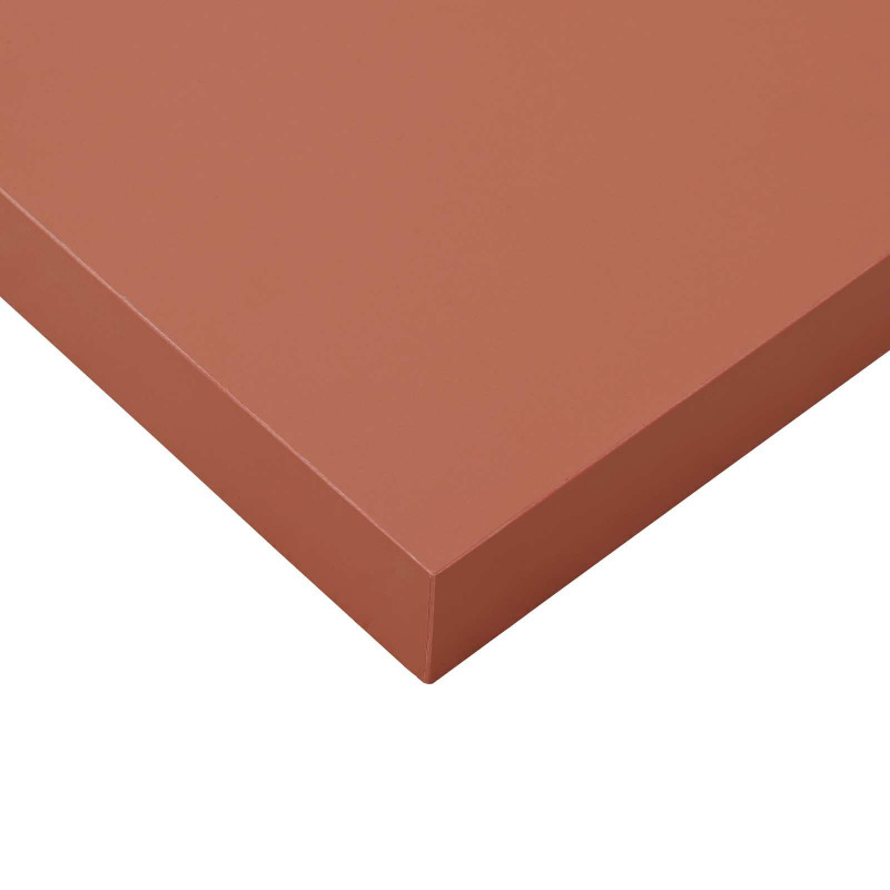 Półka ścienna Czerwony 90 x 23,5 x 4 cm Materiał drewnopochodny
