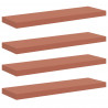 Półka ścienna z przechowywaniem 4 pcs Czerwony 90 x 23,5 x 4 cm