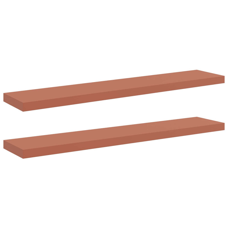 Półka ścienna 2 pcs Czerwony 120 x 23,5 x 4 cm