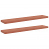 Półka ścienna 2 pcs Czerwony 120 x 23,5 x 4 cm