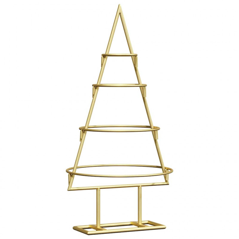 Metalowa choinka świąteczna złoty 60 cm Stal Malowana Proszkowo