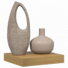 Półka ścienna Brązowy 23 x 23,5 x 4 cm Materiał drewnopochodny