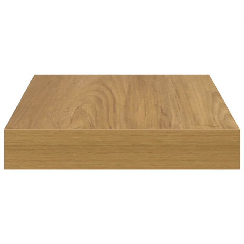 Półka ścienna z przechowywaniem 4 pcs Brązowy 23 x 23,5 x 4 cm