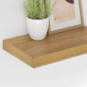 Półka ścienna z przechowywaniem 2 pcs Brązowy 40 x 23,5 x 4 cm