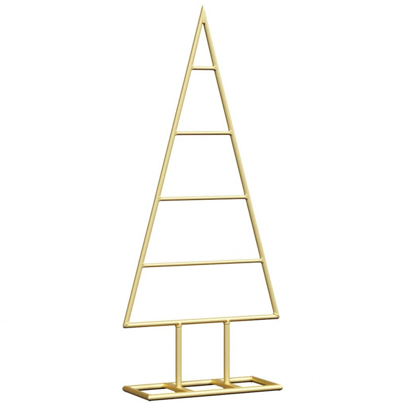 Metalowa choinka świąteczna złoty 60 cm Stal Malowana Proszkowo