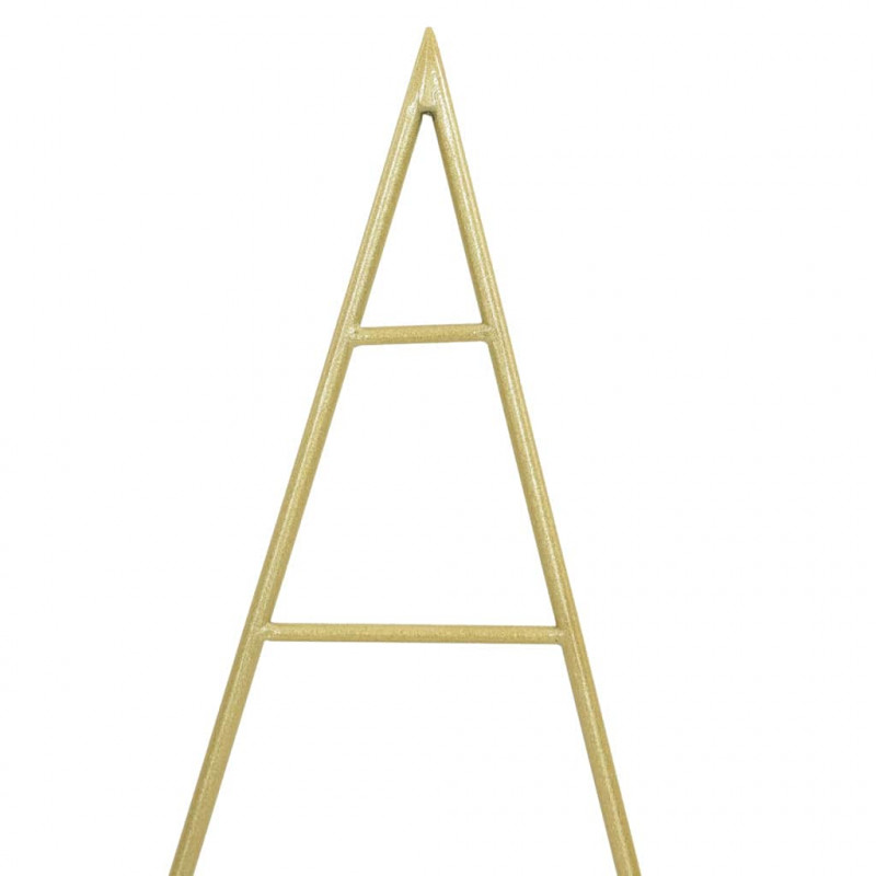 Metalowa choinka świąteczna złoty 60 cm Stal Malowana Proszkowo