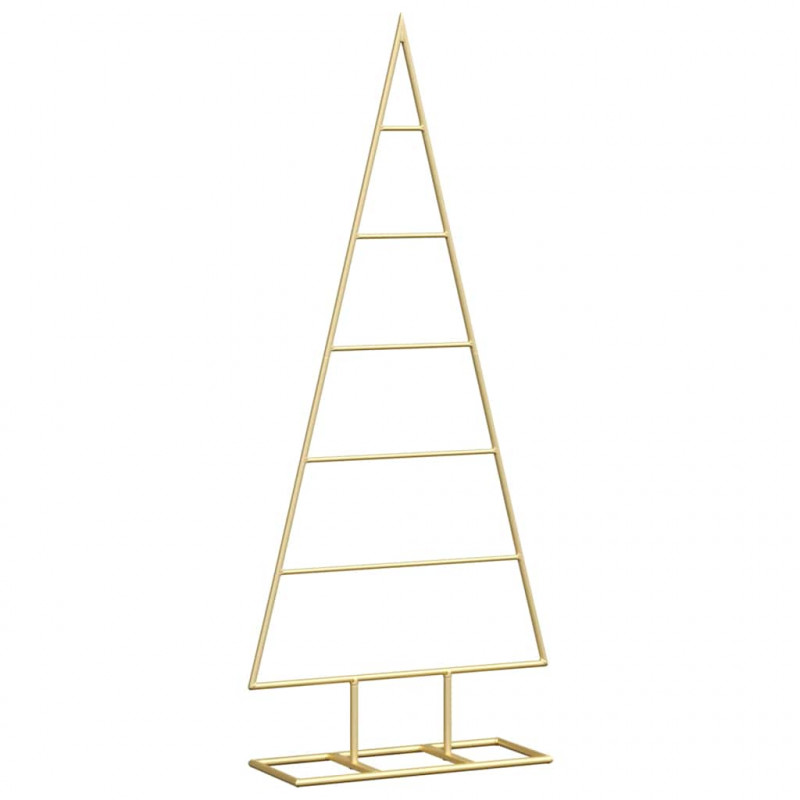 Metalowa choinka świąteczna złoty 90 cm Stal Malowana Proszkowo
