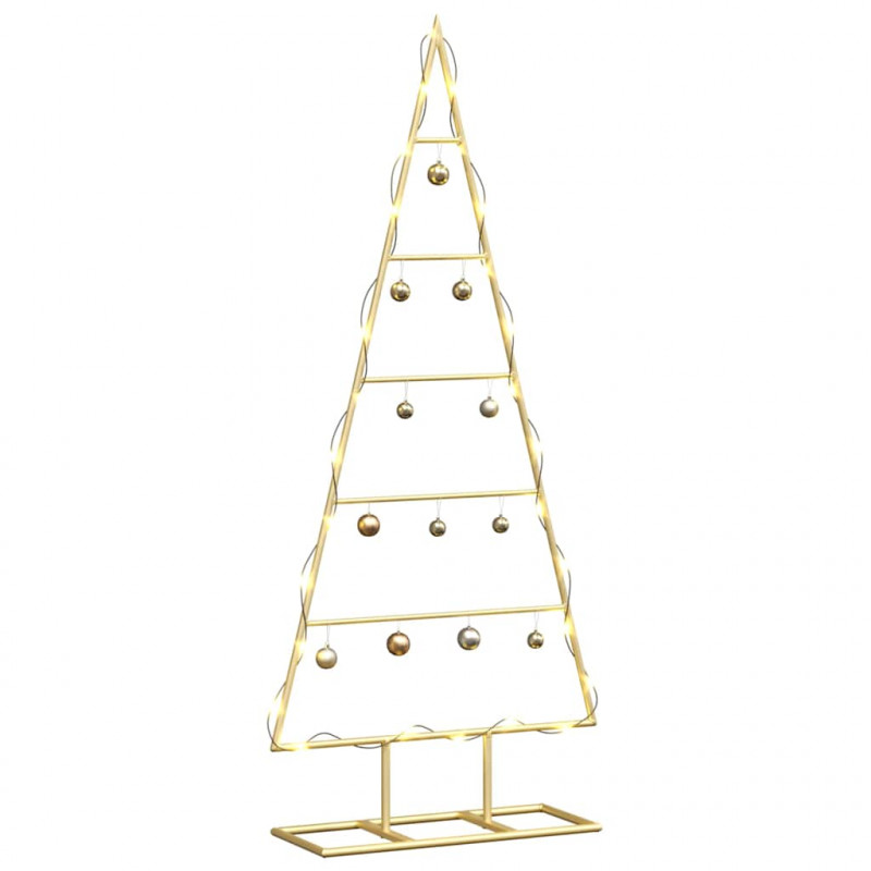 Metalowa choinka świąteczna złoty 90 cm Stal Malowana Proszkowo