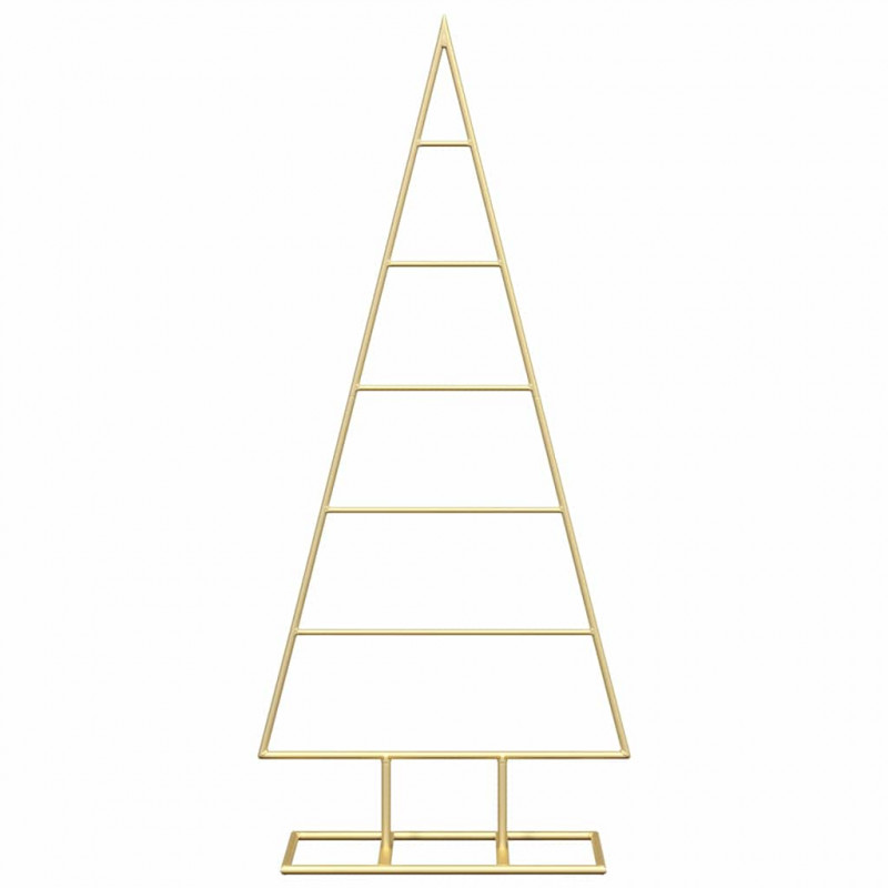 Metalowa choinka świąteczna złoty 90 cm Stal Malowana Proszkowo